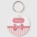 Search for and pink stripe key rings Girly