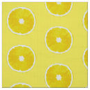 Search for yellow lemons fabric Lemon slices