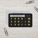 Search for calculator business cards Accounting