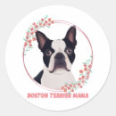 Search for boston terrier dog stickers Floral