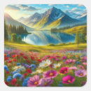 Search for mountains lake stickers Nature