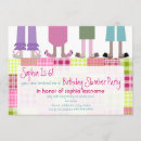 Search for slumber party invitations Slippers