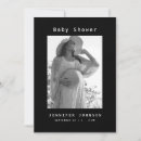 Search for black baby shower invitations Simple