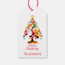 Search for snowman gift tags Christmas tree