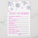 Search for snowflake baby shower games Pink