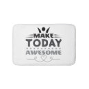 Search for positive vibes bath mats Motivational quote