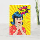 Search for pop art cards Woman