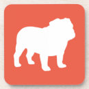 Search for dog breeds coasters Bulldog