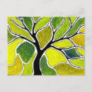 Search for yellow tree postcards Green