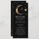 Search for black gold wedding programs Night sky