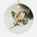 Search for angel cat christmas tree decorations Calico