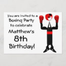 Search for boxer birthday invitations Party