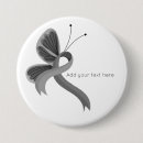 Search for brain cancer badges Butterfly