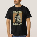 Search for history buff tshirts Saying