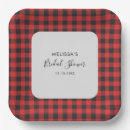 Search for black and red paper plates Bridal shower