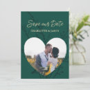 Search for emerald green hearts invitations Modern