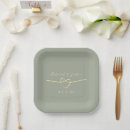 Search for sage wedding plates Party