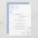 Search for snow in love bridal shower invitations Simple