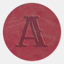 Search for red texture stickers Leather