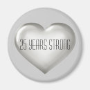 Search for 25th anniversary magnets Silver