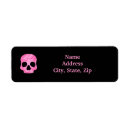 Search for cute skull return address labels Girly