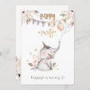 Search for baby elephant birthday invitations Sweet