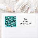 Search for oval return address labels Black