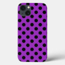 Search for purple and black iphone cases Polka dots