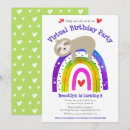Search for cute sloths invitations Gender neutral