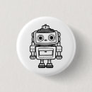 Search for retro robot badges Sci fi