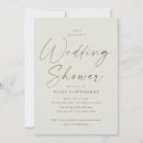Search for shower wedding invitations Gold foil