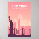 Search for vintage new york city posters Skyline
