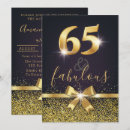 Search for elegant 65th birthday invitations Stylish