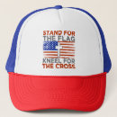 Search for kneel at the cross Stand for the flag