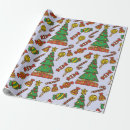 Search for botanical christmas wrapping paper Pink