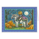Search for illustration halloween cards Headless horseman