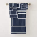 Search for modern geometric bath towels White