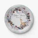 Search for deer baby shower plates Gender neutral