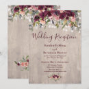 Search for rustic wedding reception invitations Floral