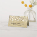 Search for gold foil place cards Glitter
