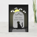 Search for ghost birthday cards Black cat