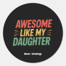 Search for father and daughter stickers Birthday
