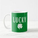 Search for four leaf clover mugs Green