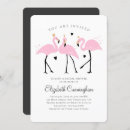 Search for pink flamingo bridal shower invitations Cute