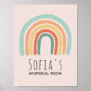 Search for rainbow nursery posters Baby girl