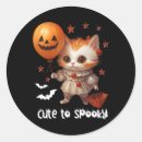 Search for cute clown stickers Black cat