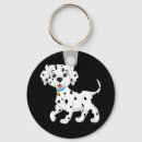 Search for black and white dog key rings Cartoon
