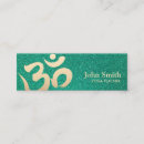 Search for om symbol business cards Yoga instructor