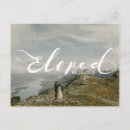Search for elopement postcards wedding announcement cards Calligraphy