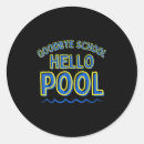Search for end of school stickers Presidential satire